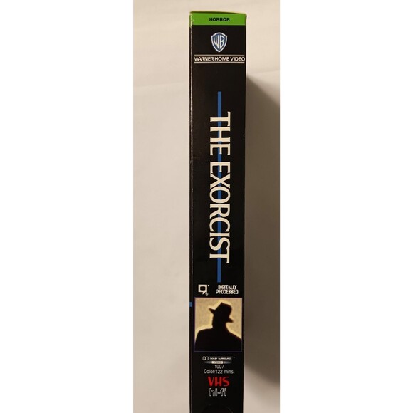 The Exorcist VHS Movie Horror Terror William Friedkin Linda Blair 1973 1990 Vtg - Picture 2 of 10
